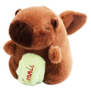 Brelok z capybara, dwa pierścionki