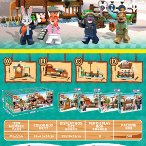 Klocki konstrukcyjne Zootopia